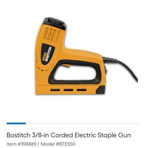 Electric brad nailer and staple gun